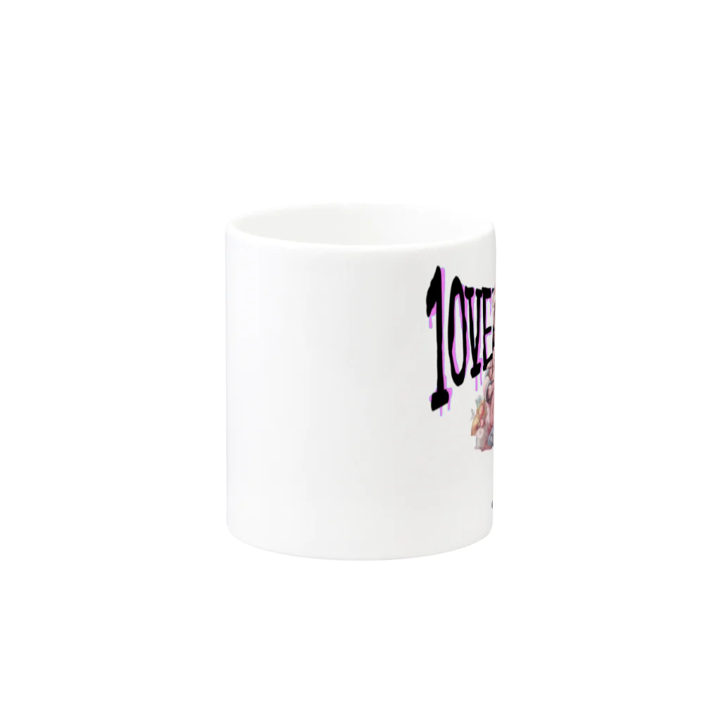 mcbling's roomの【1OVEVRS POP】kohine ver Mug :other side of the handle