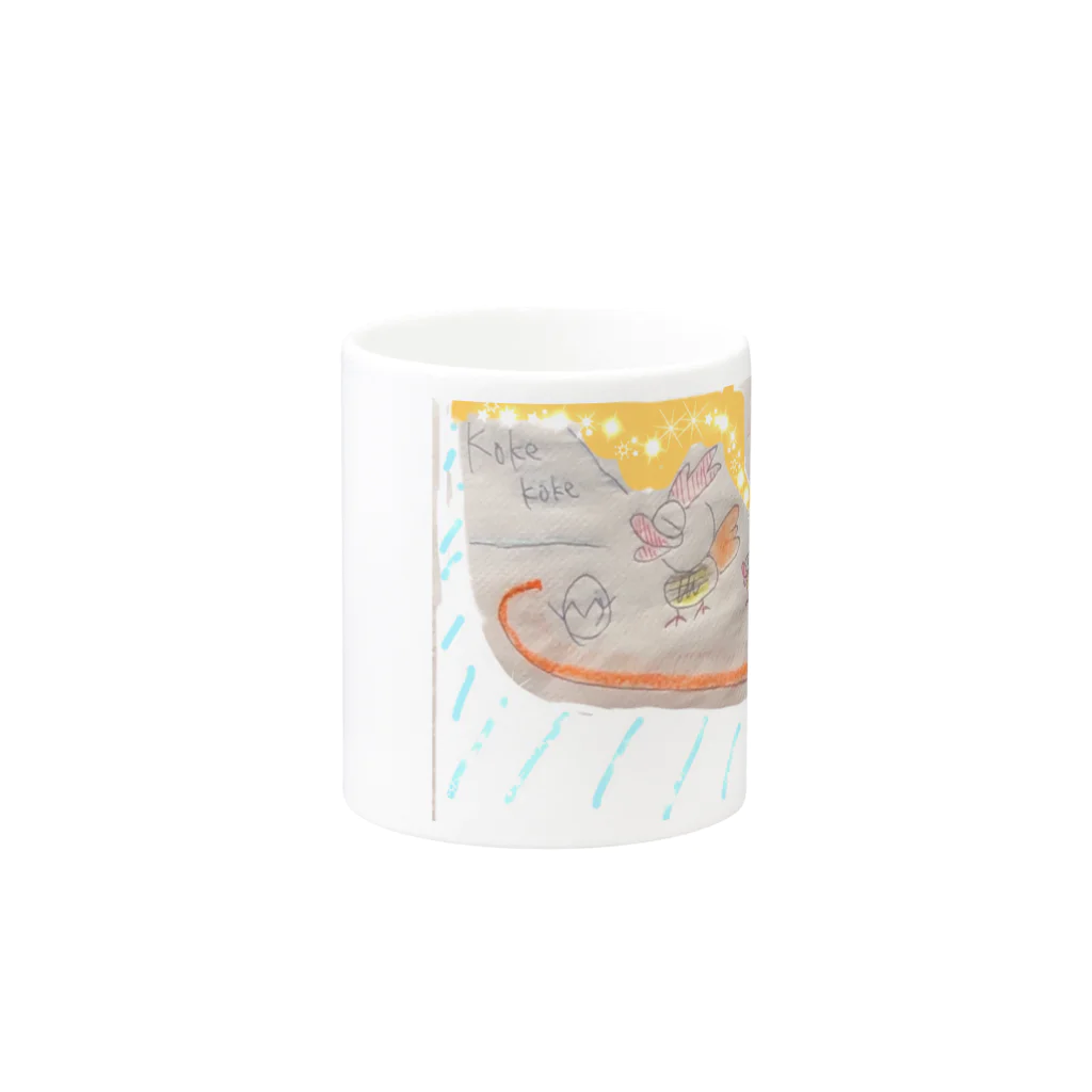 キューティ★ポップのコケコケ親子の日常 Mug :other side of the handle