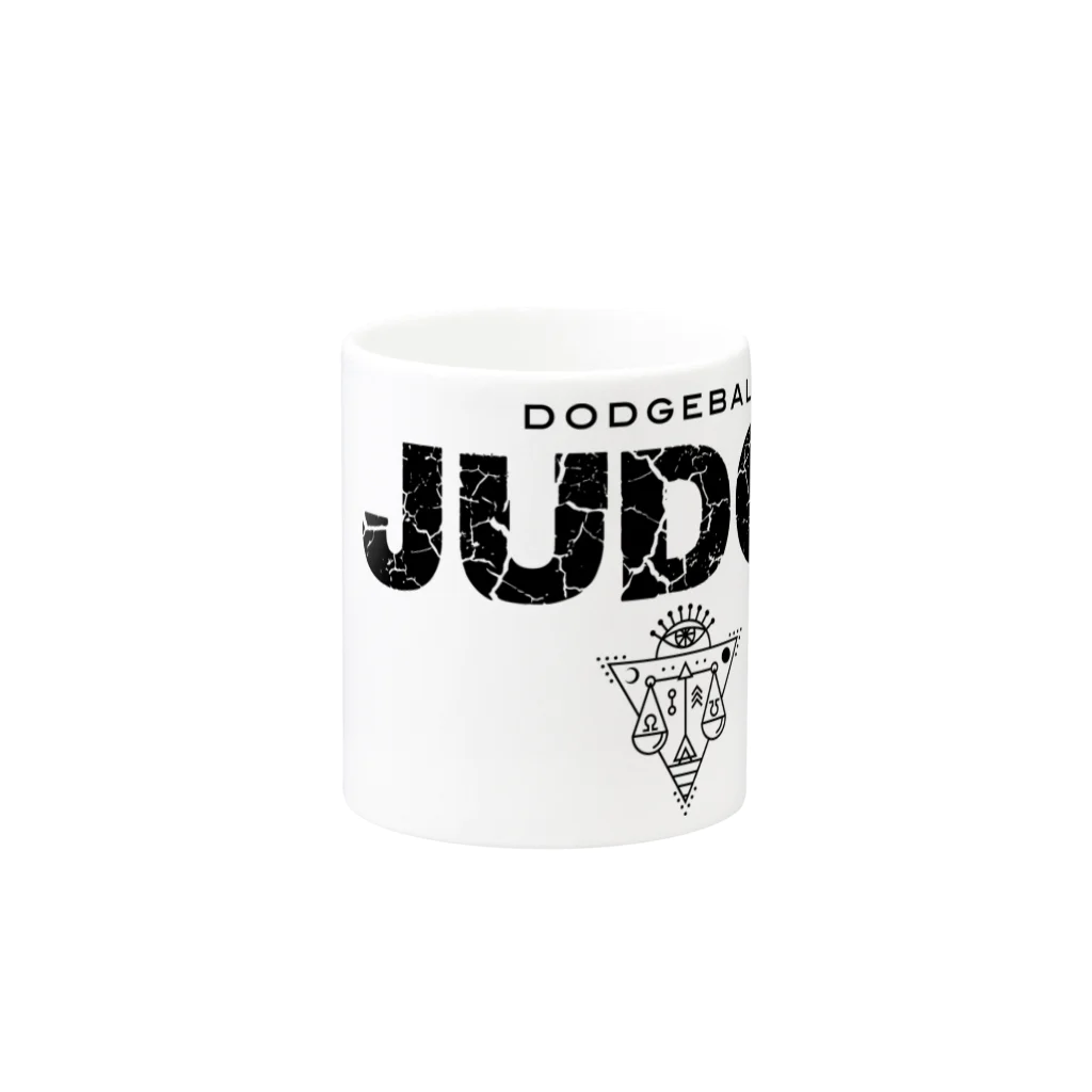 WLDのDODGEBALL JUDGE BLACK Mug :other side of the handle