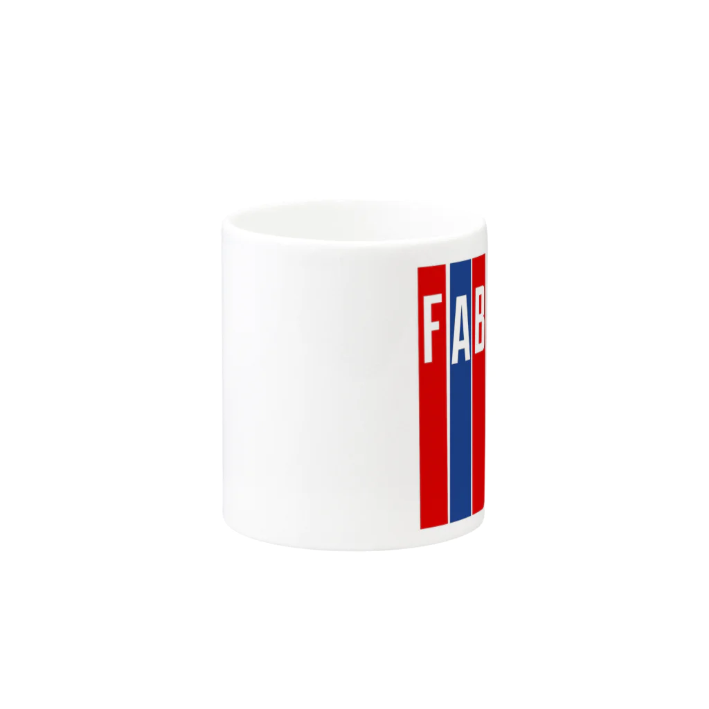 fab chic ファブシックのトリコロールfab chic Mug :other side of the handle