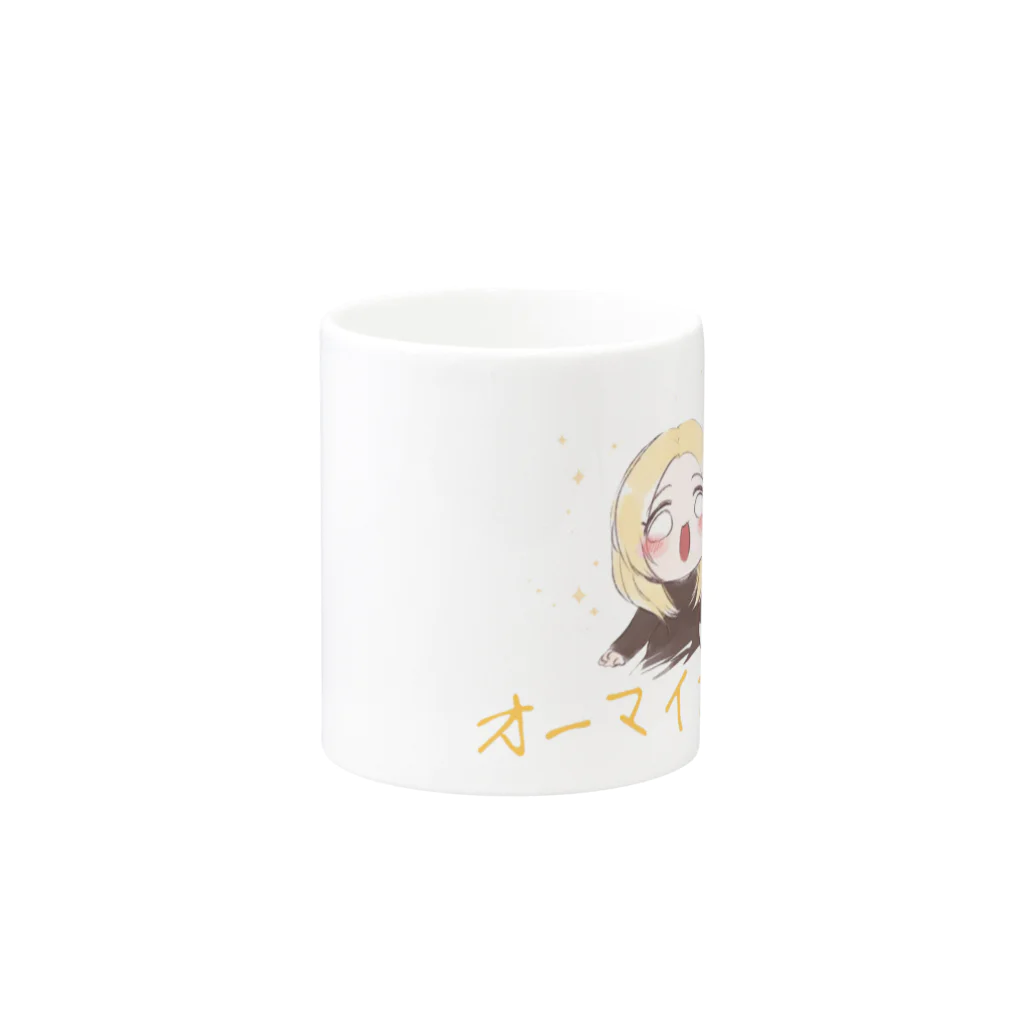 テリちゃんねるのオーマイガット！ Mug :other side of the handle