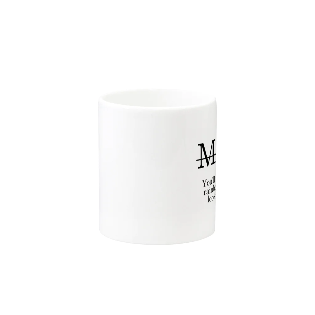 M.aphのMA-1 雑貨 Mug :other side of the handle