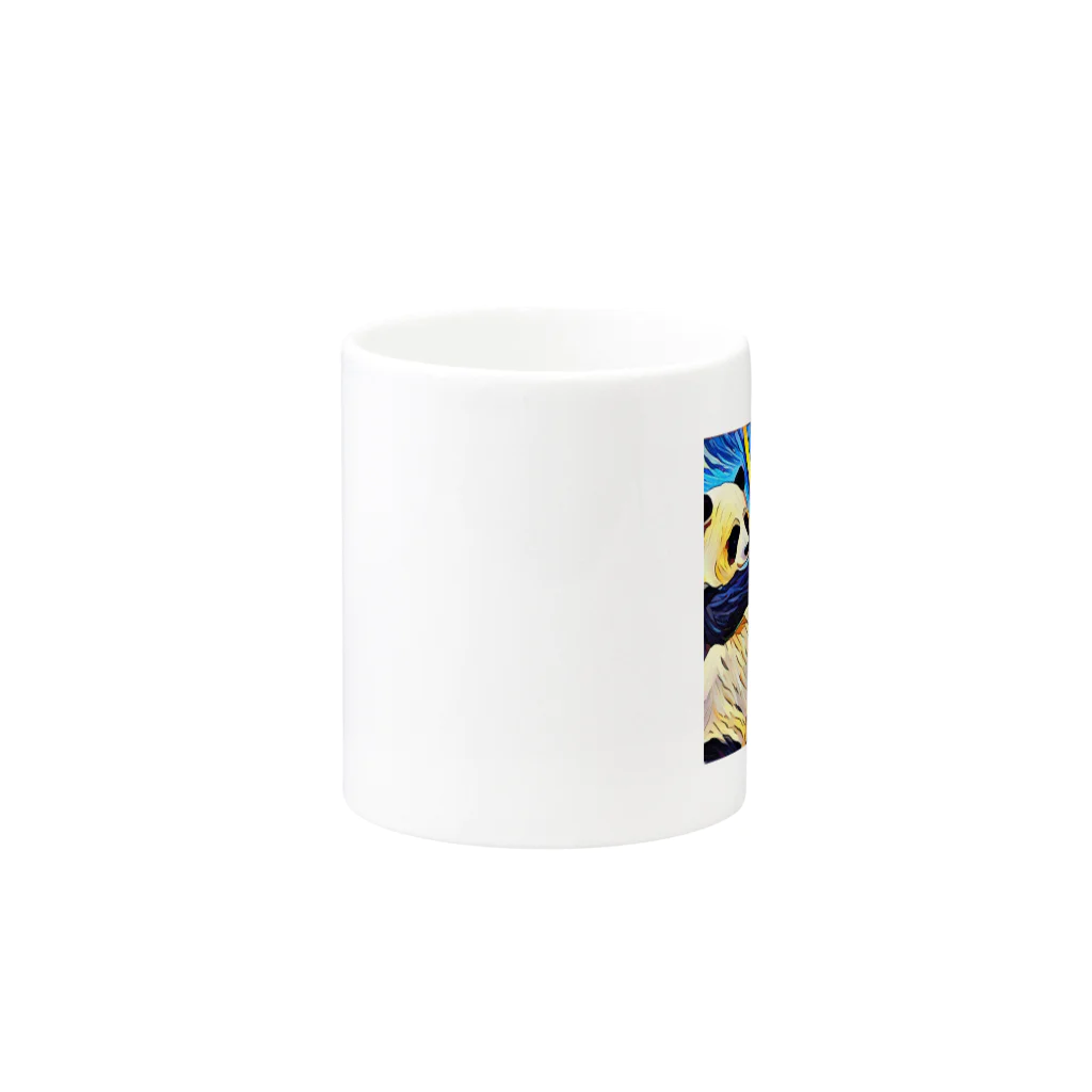 ASHITAMOのパンダのけんか Mug :other side of the handle