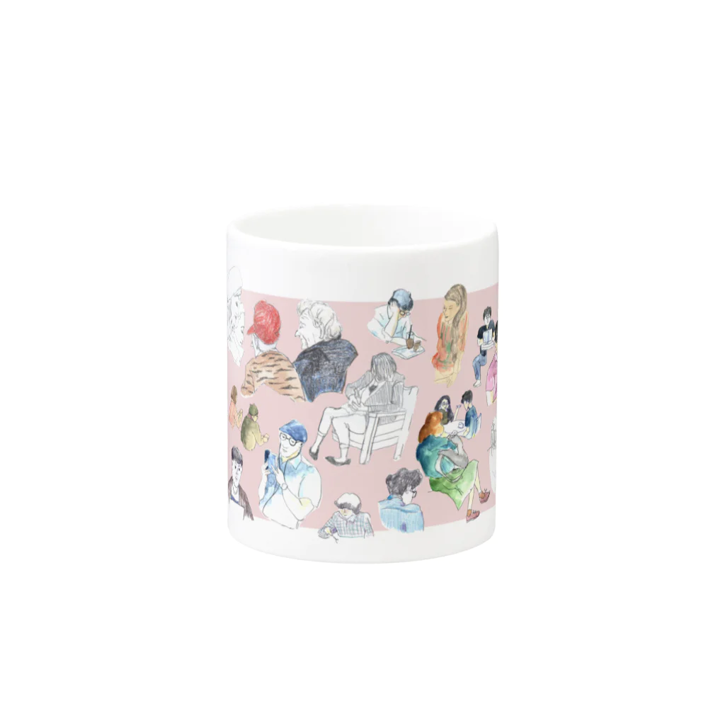 KANBINの東京の喫茶店マグ Mug :other side of the handle