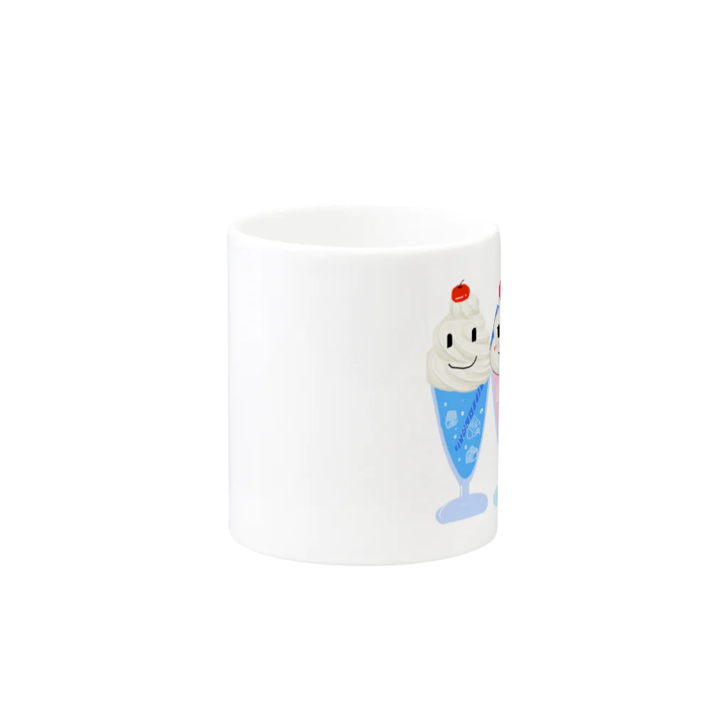 chiro&kuroのクリームソーダー三兄弟 Mug :other side of the handle