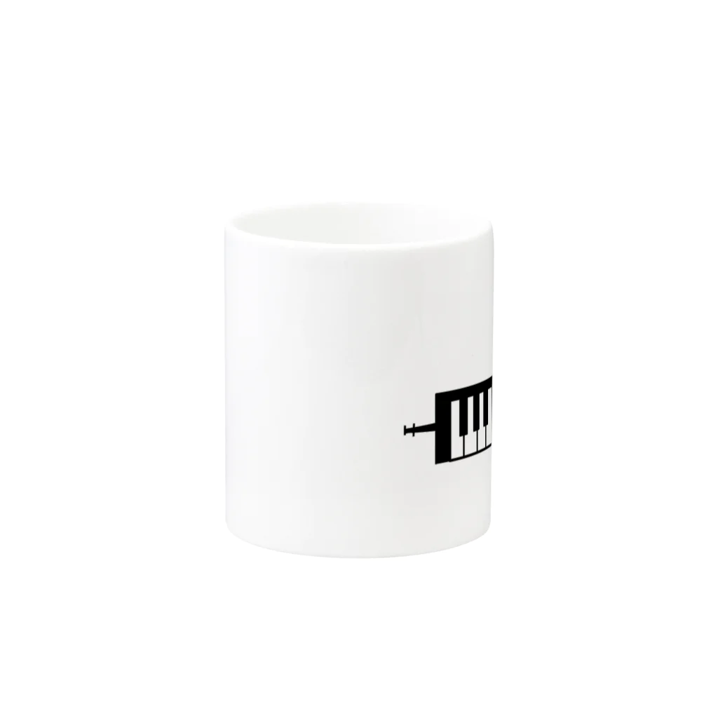 カンナ音楽工房の鍵盤ハーモニカ Mug :other side of the handle