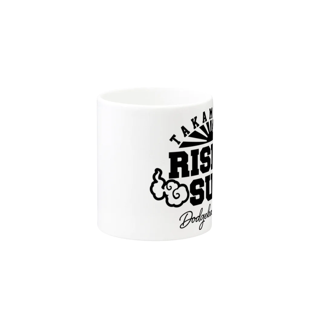 TRSの雲TRS クロ Mug :other side of the handle