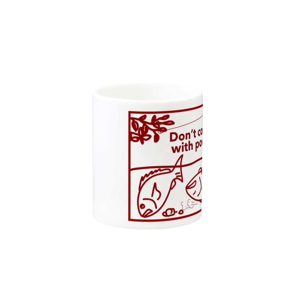 tidepoolのサイトクロダイdesign133 Mug :other side of the handle