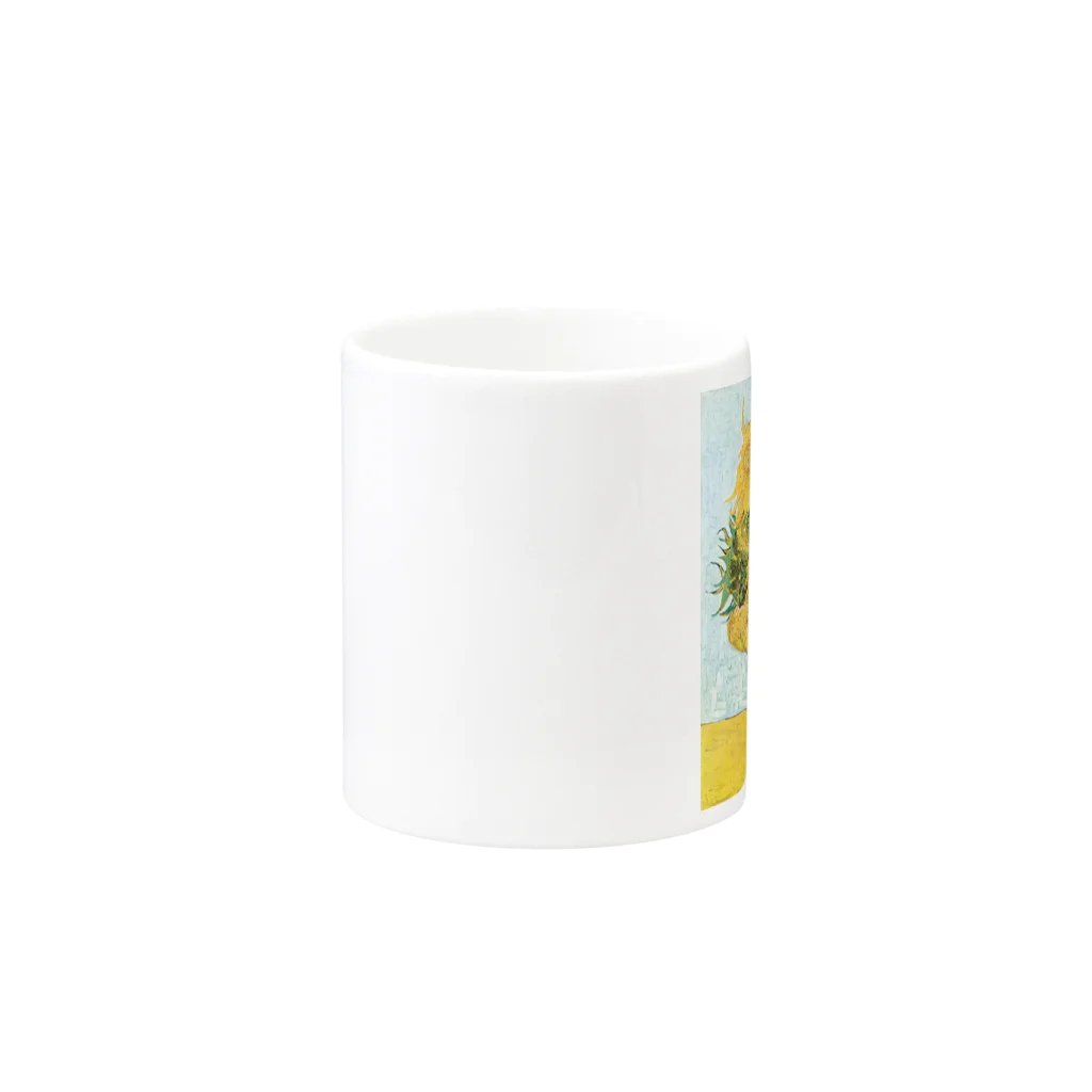 世界の名画館 SHOPのゴッホ「ひまわり」 Mug :other side of the handle