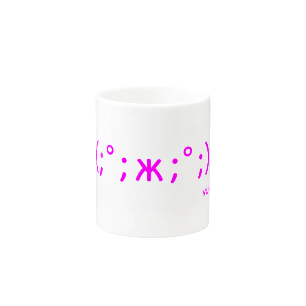 Teamカビゆかのカビゆかのブッ！ Mug :other side of the handle