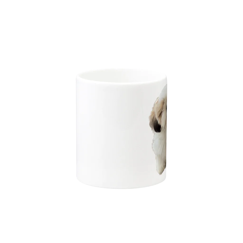 こつきと愛犬の茶々丸の狐月(こつき)の愛犬茶々丸 Mug :other side of the handle