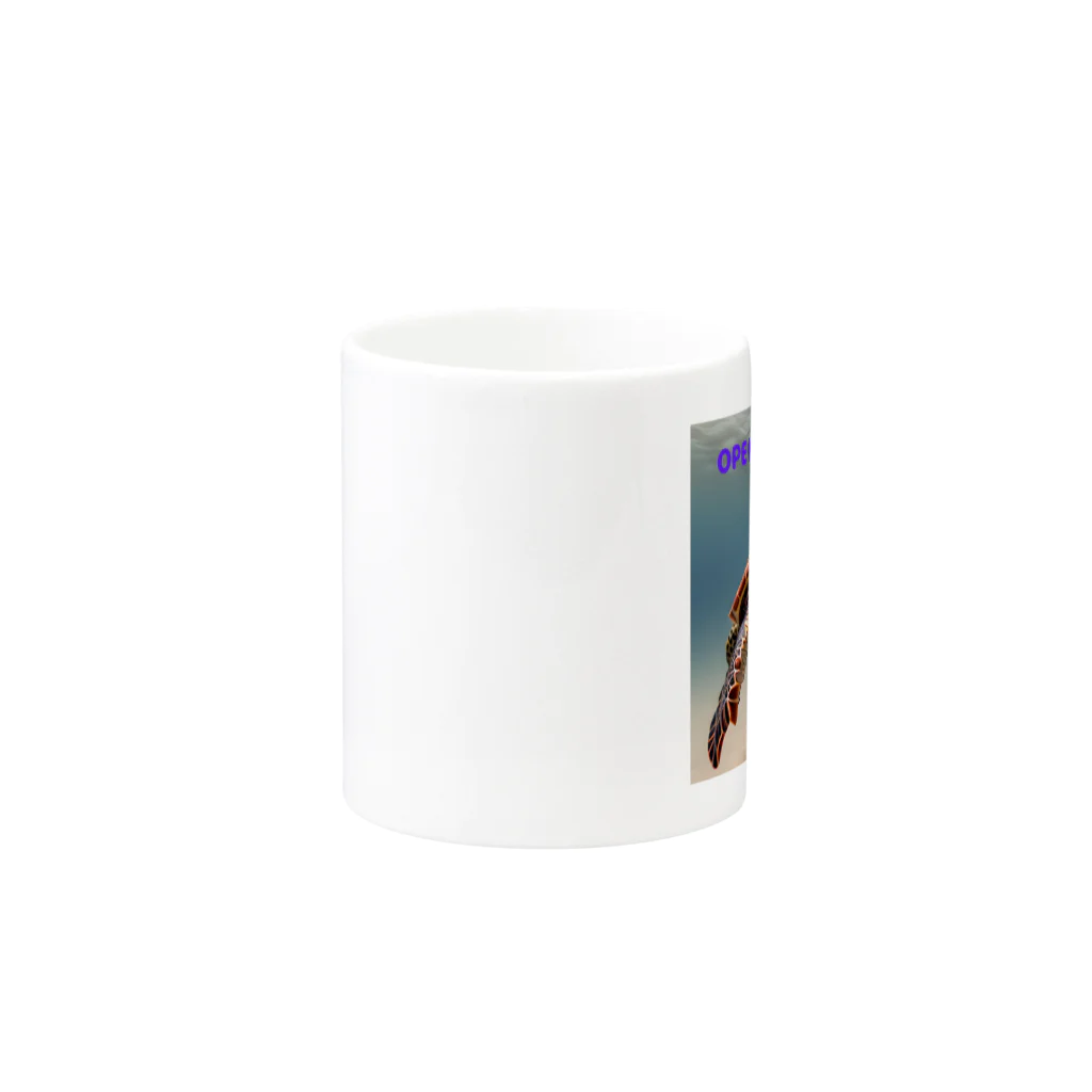 POPstore-japanのOPEN　SEA Mug :other side of the handle