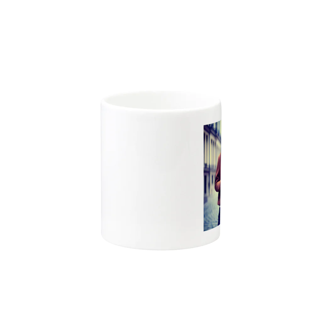 akabeco shoppingのdandy Mug :other side of the handle