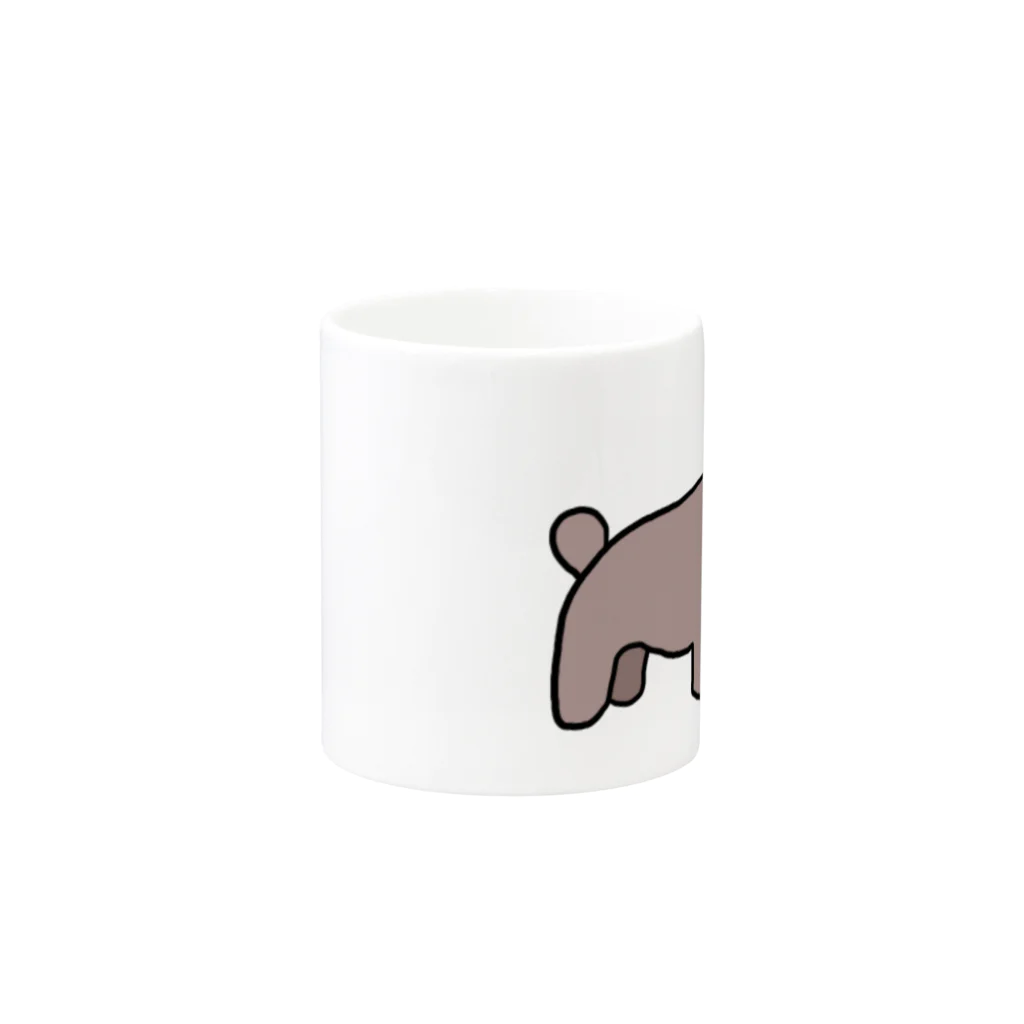 amberくずゆのくま Mug :other side of the handle