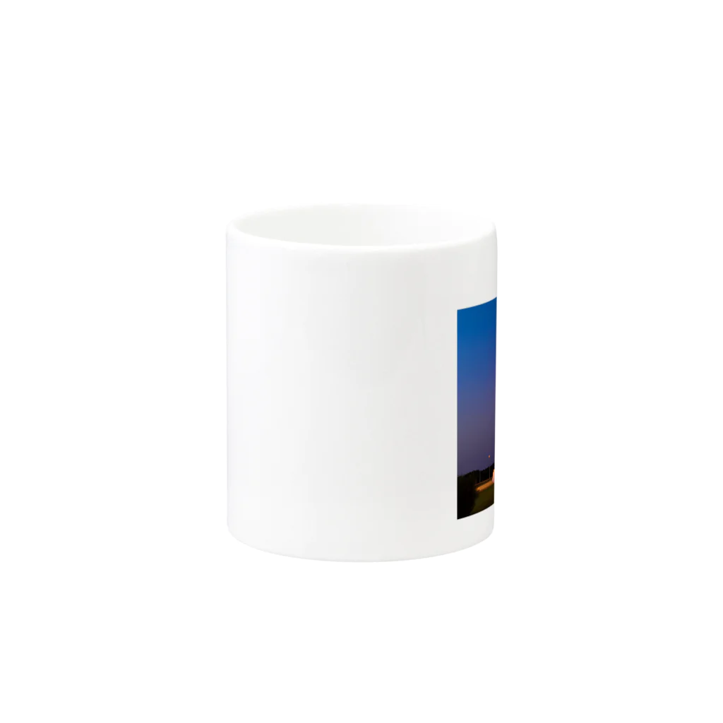 swanの夕焼けのロケット Mug :other side of the handle