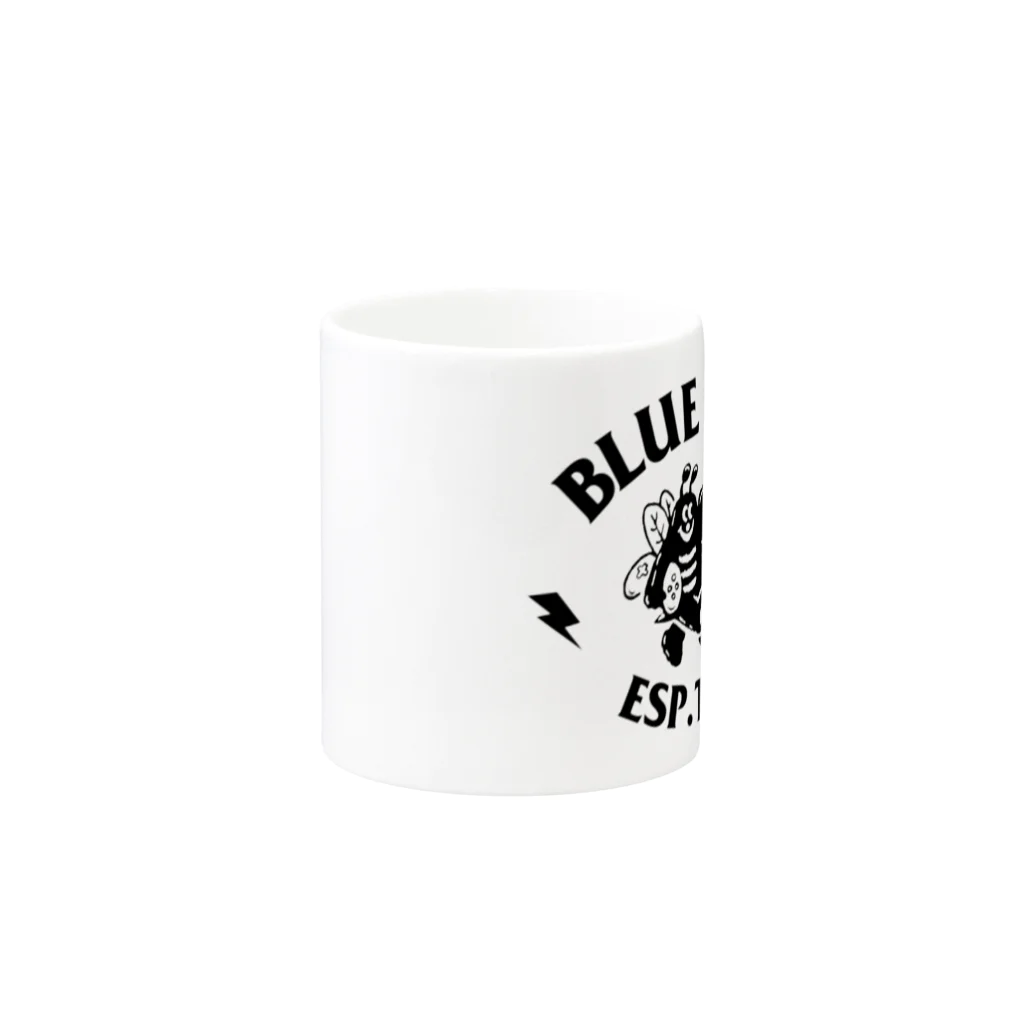 BLUE BEESのBEE TWINS│LOGO MUG マグカップの取っ手の反対面