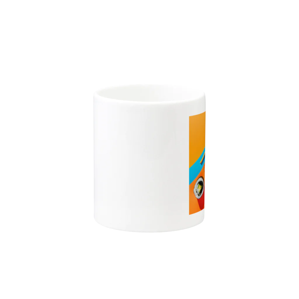 Wacchi_houseのSUSHI Mug :other side of the handle