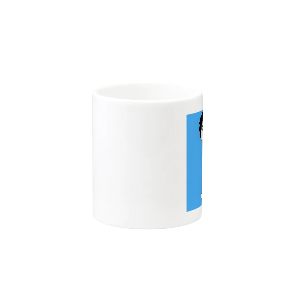 IOSUKEのバスケットくん Mug :other side of the handle