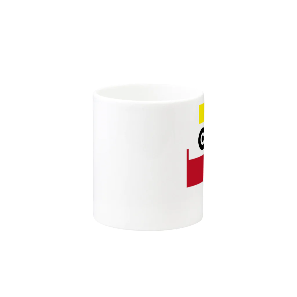 NOのTHREE SQUARE Mug :other side of the handle