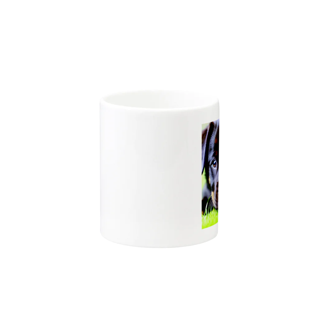 nishijima1の仔犬 Mug :other side of the handle