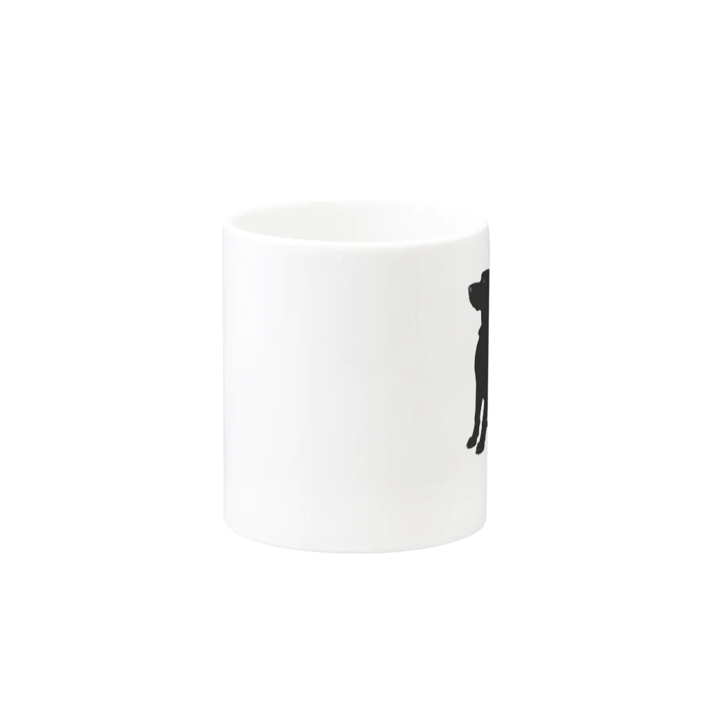 DOG LOVERのDOGLOVERのアイテム Mug :other side of the handle