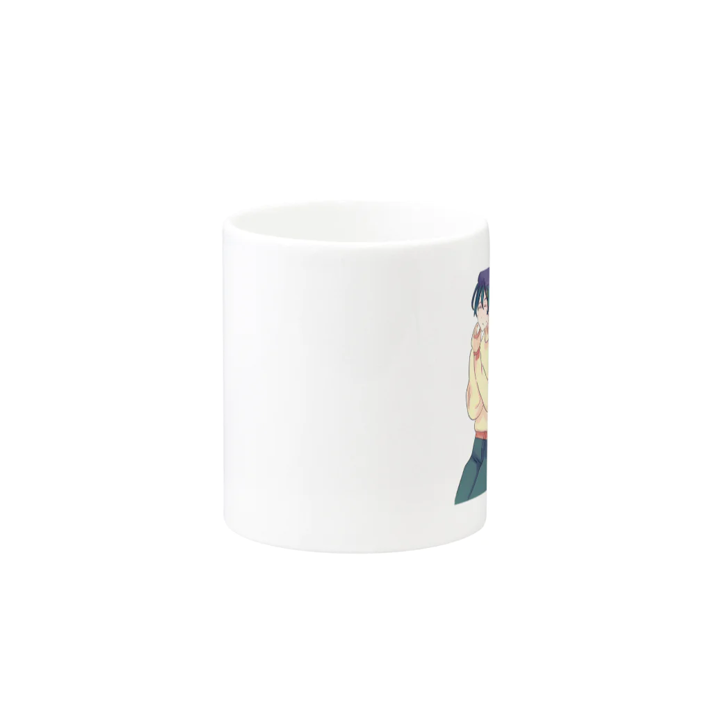 kappaの背中合わせで語り合う Mug :other side of the handle