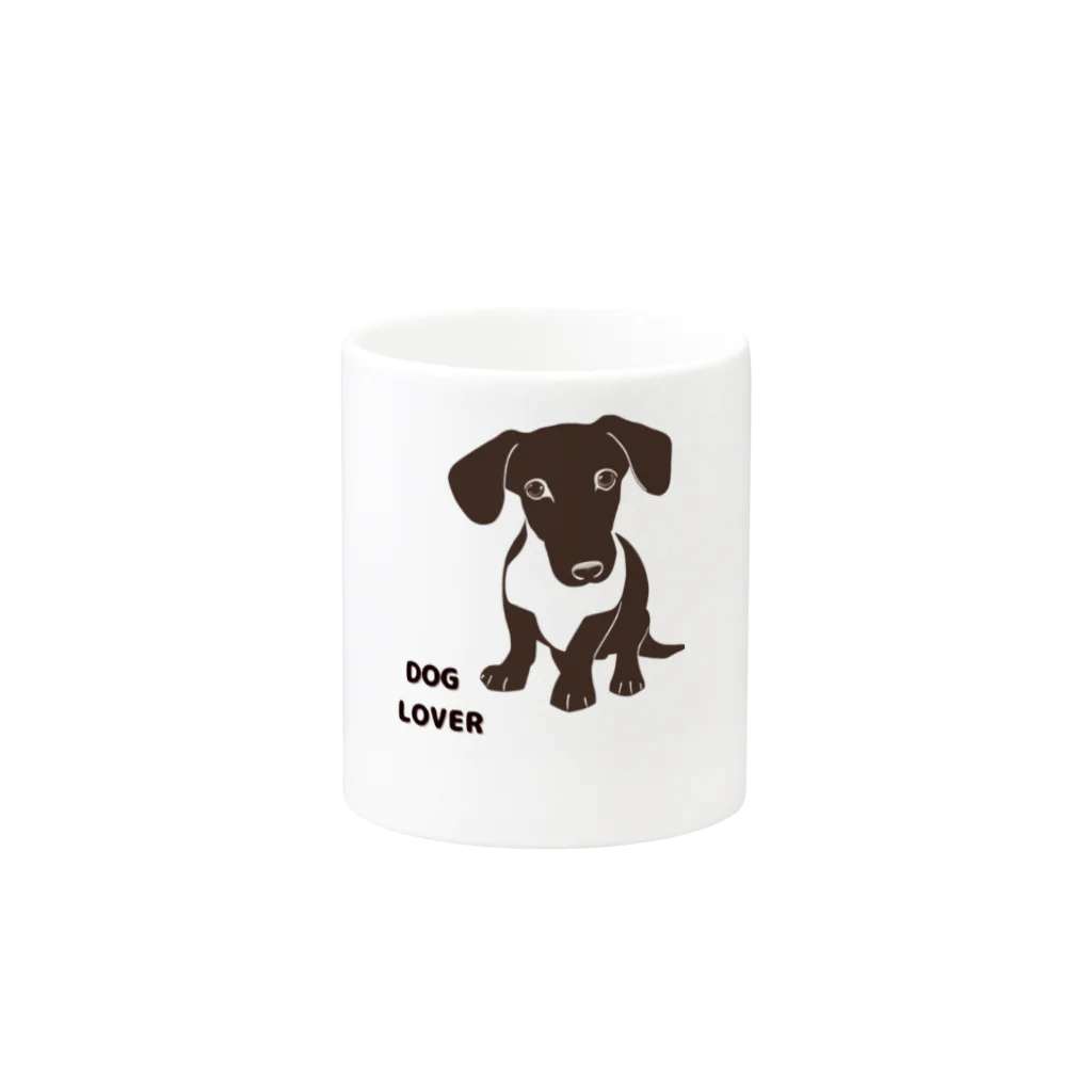 DOG LOVERのDOGLOVERのアイテム Mug :other side of the handle