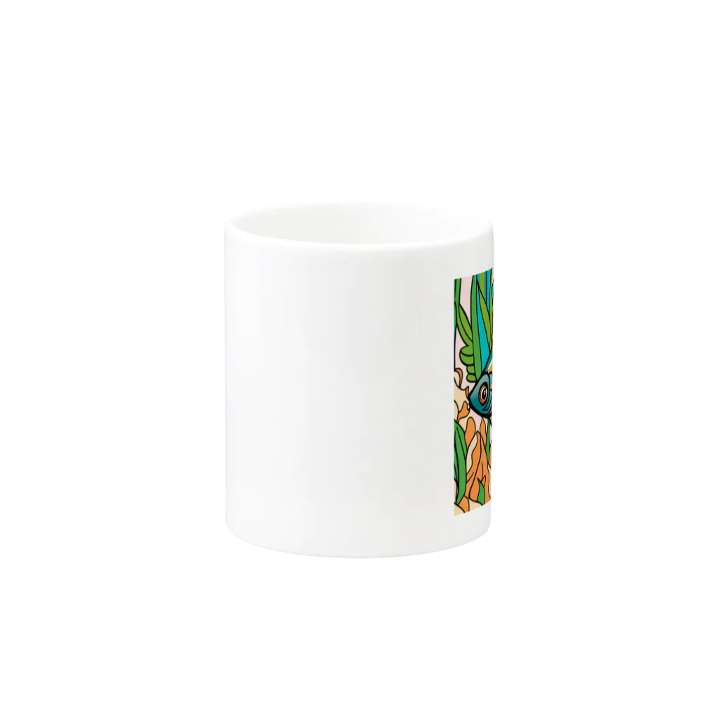 maoのアニメチックな魚 Mug :other side of the handle