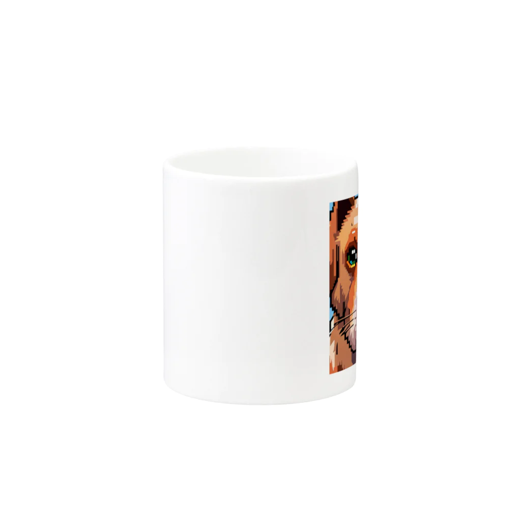 getprizeのドット絵の犬 Mug :other side of the handle