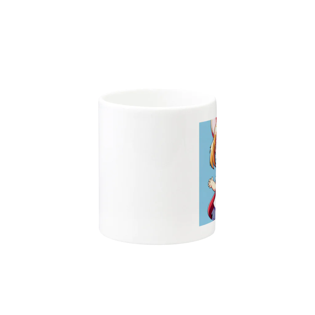 pixel-martのラビちゃん Mug :other side of the handle