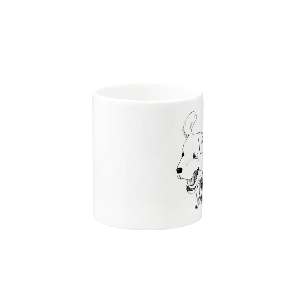 MONKFISH TOKYOの骨っ子 Mug :other side of the handle