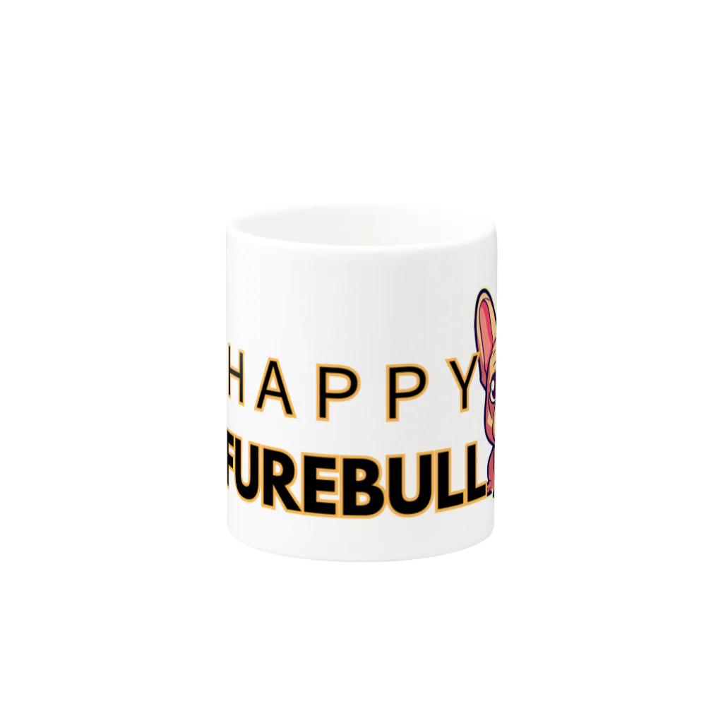 furebuhi　clubのHAPPY FUREBULL（ハッピーフレブル） Mug :other side of the handle