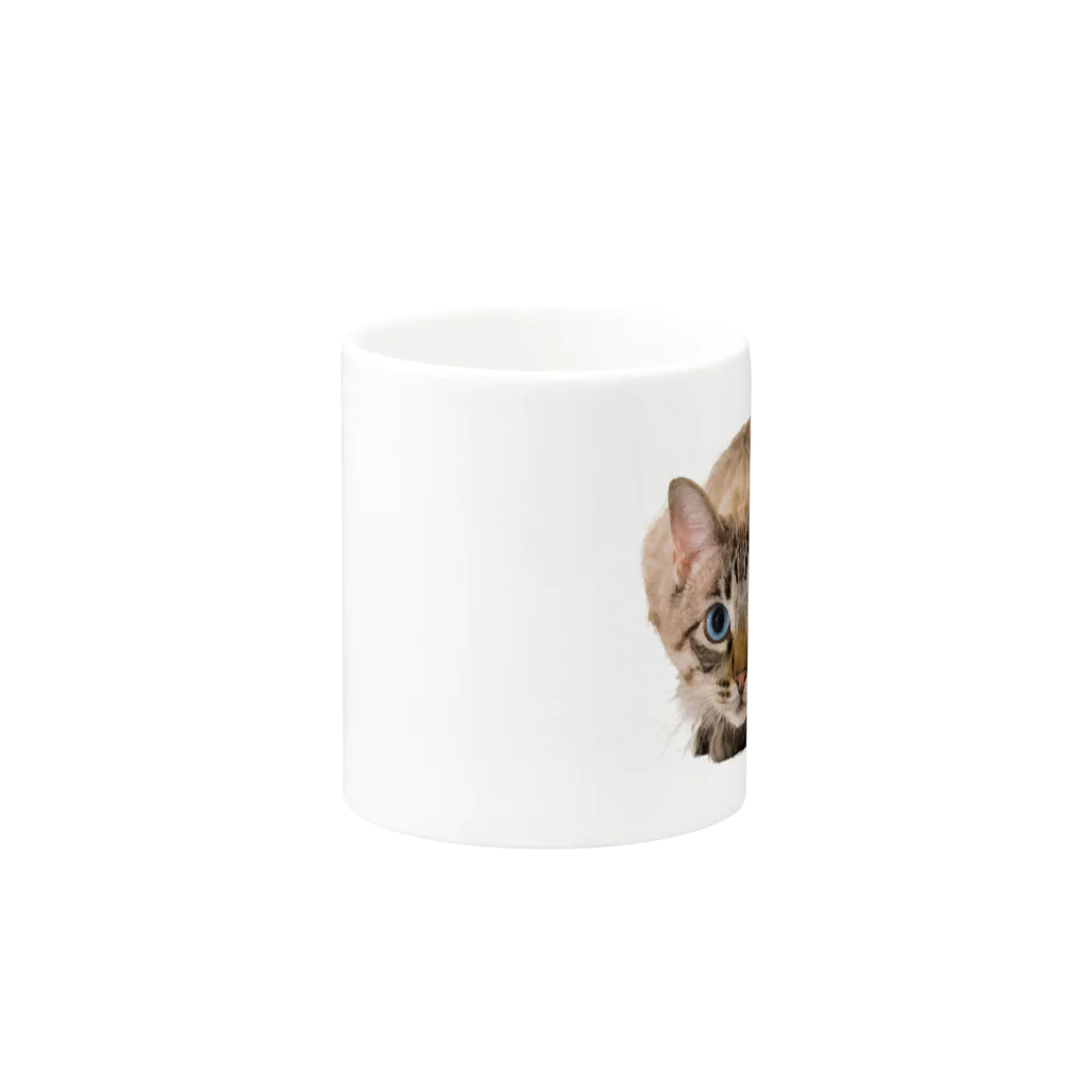 bitpiyoのねこちゃん Mug :other side of the handle