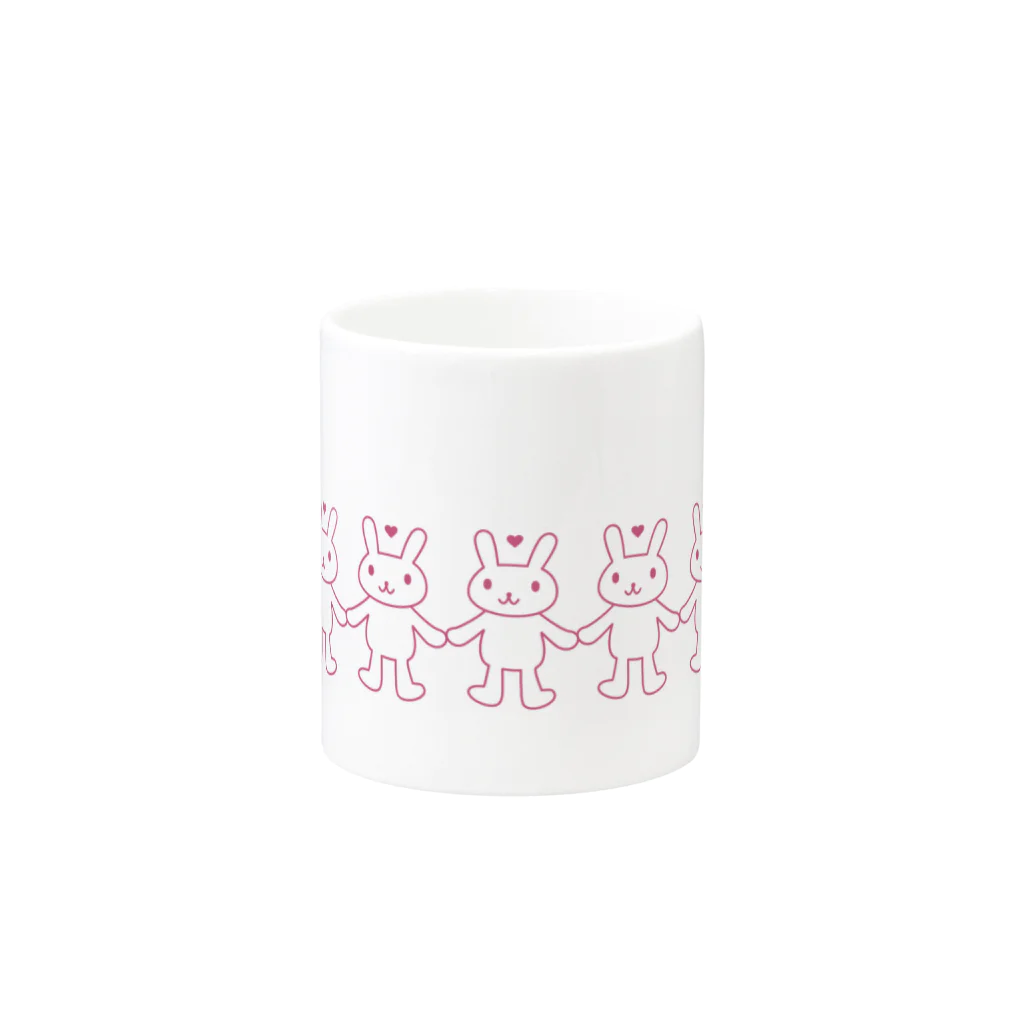 AROMA☆LOVELYのLOVELY♡RABBIT Mug :other side of the handle