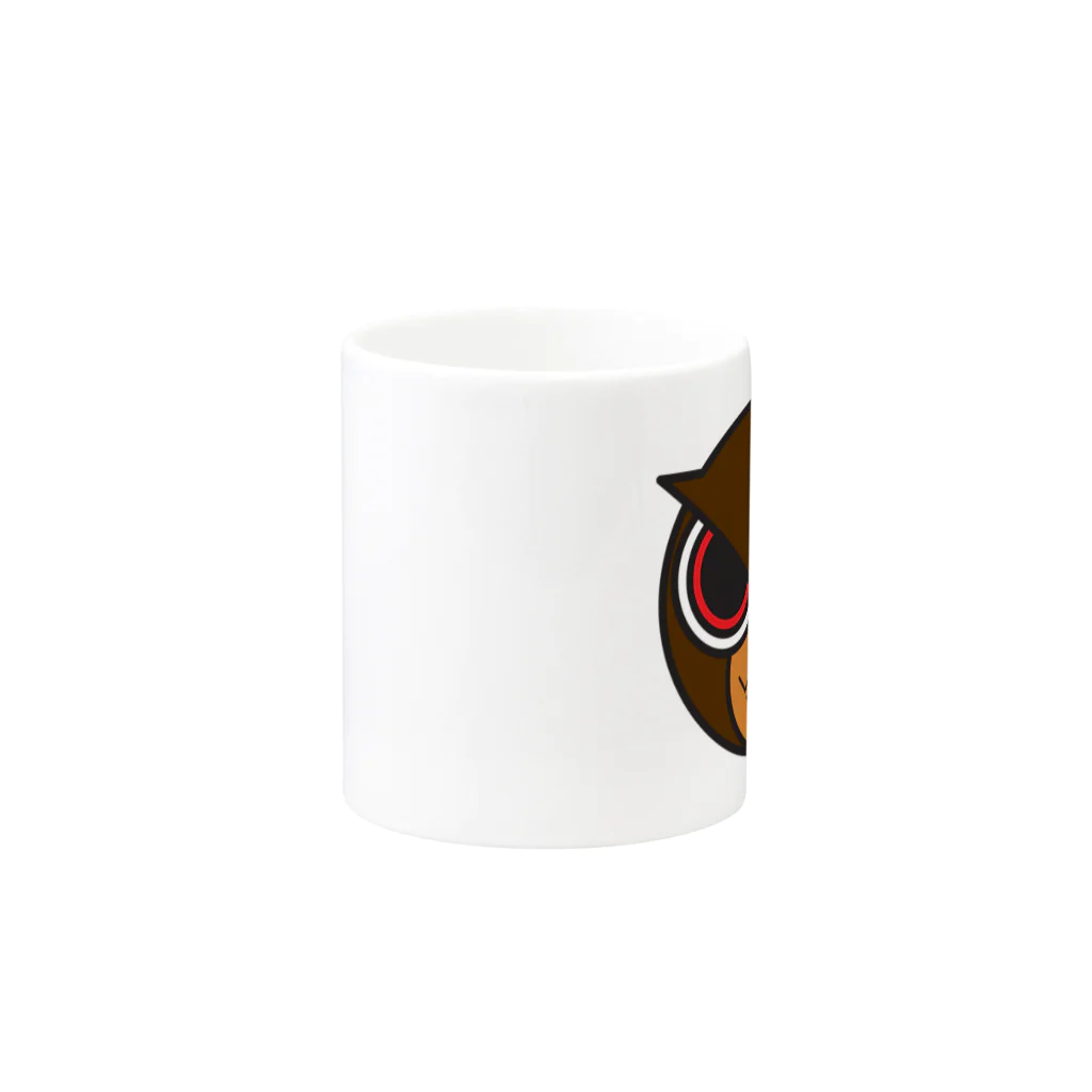 OWL COMPANYのまんまるミミズク Mug :other side of the handle