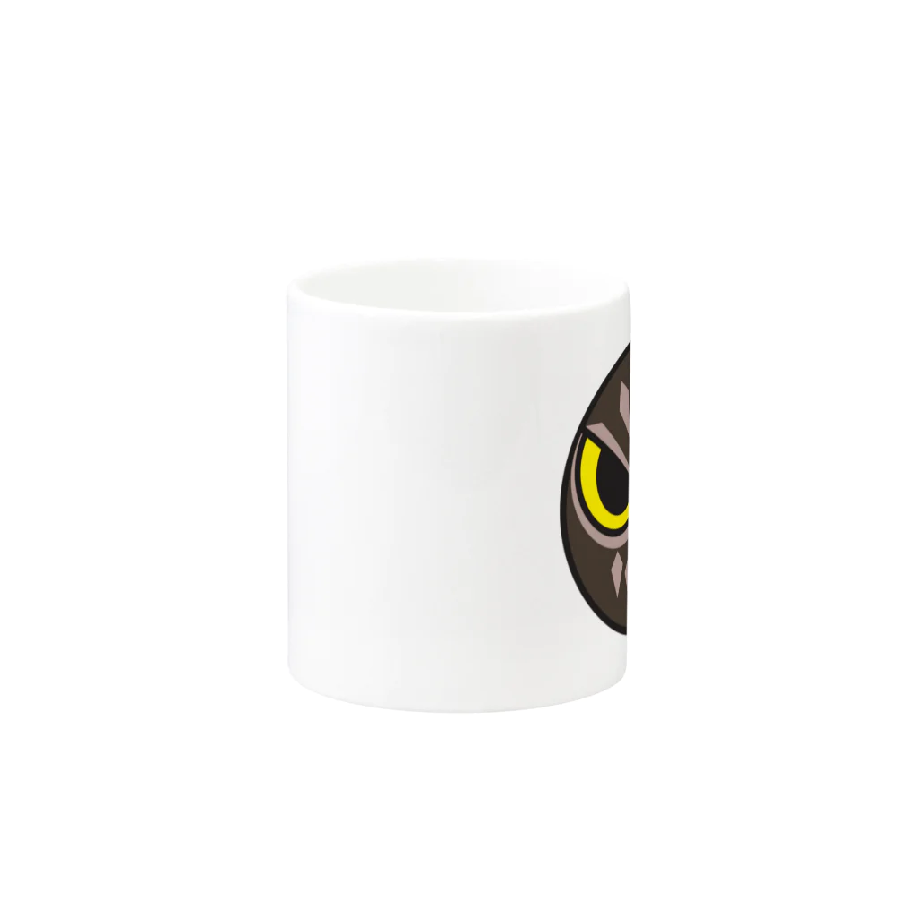 OWL COMPANYのまんまるコキンメ Mug :other side of the handle