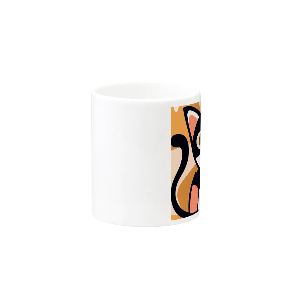 T2 Mysterious Painter's ShopのMysterious Cat Mug :other side of the handle