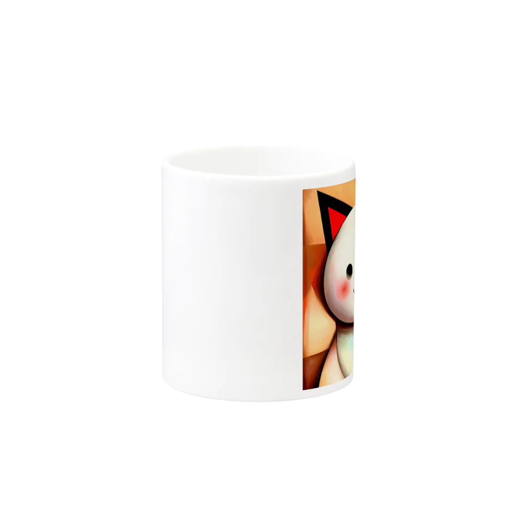 T2 Mysterious Painter's ShopのMysterious Cat Mug :other side of the handle