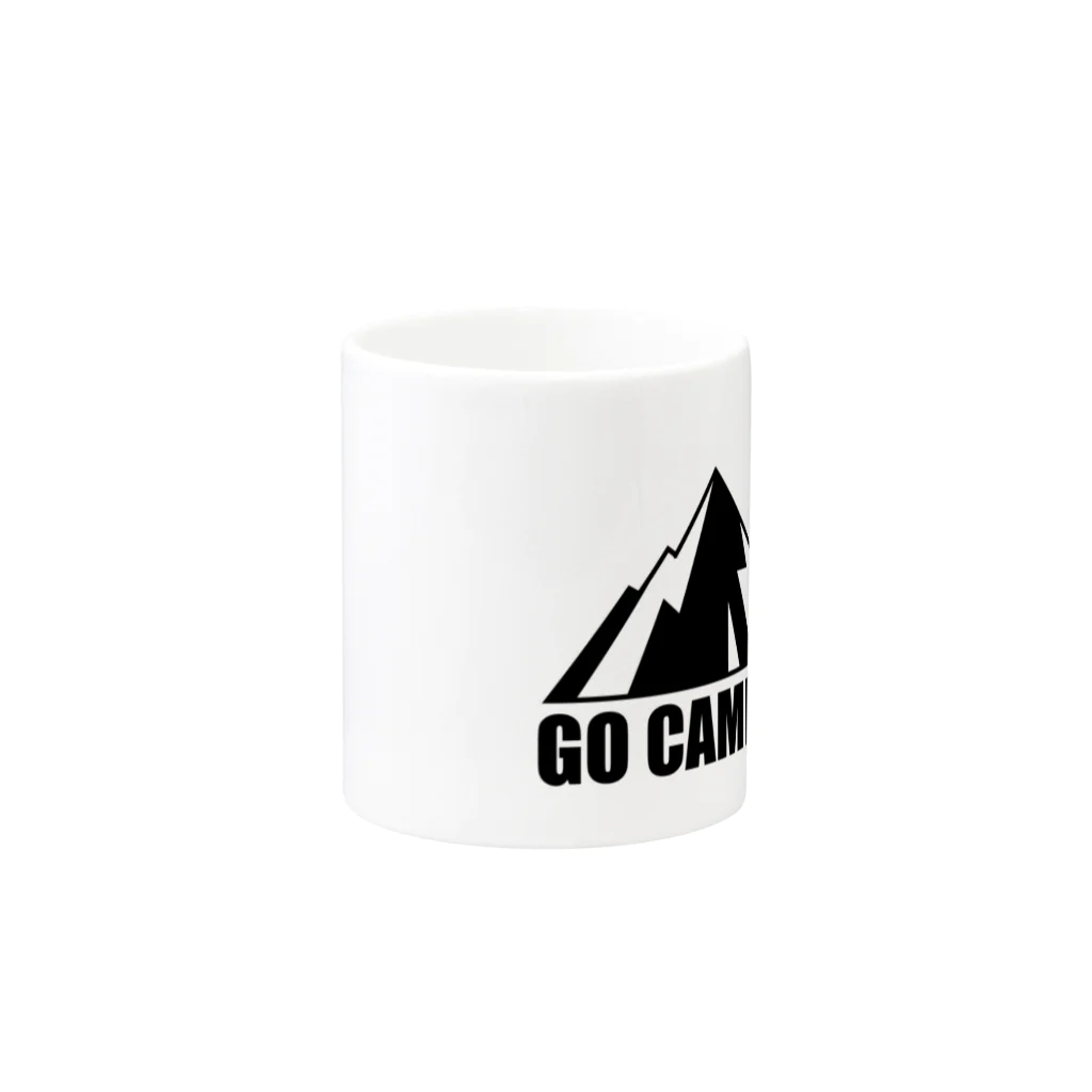 id-linkのアウトドア、登りたくなる山 Mug :other side of the handle