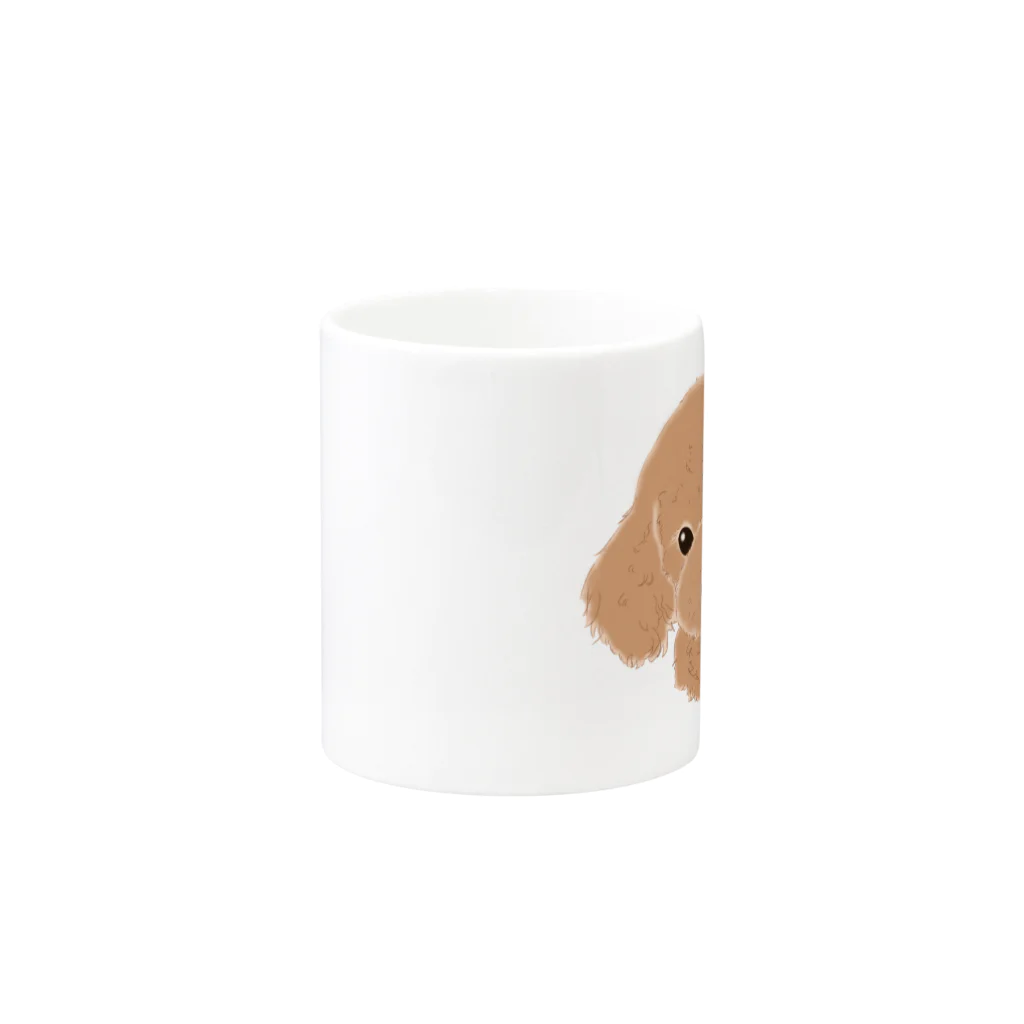 WANPU  by YUn.のアプリコット　トイ Mug :other side of the handle