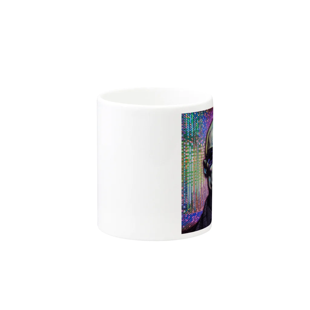 Hayate Kawakami オリジナルの親分 Mug :other side of the handle