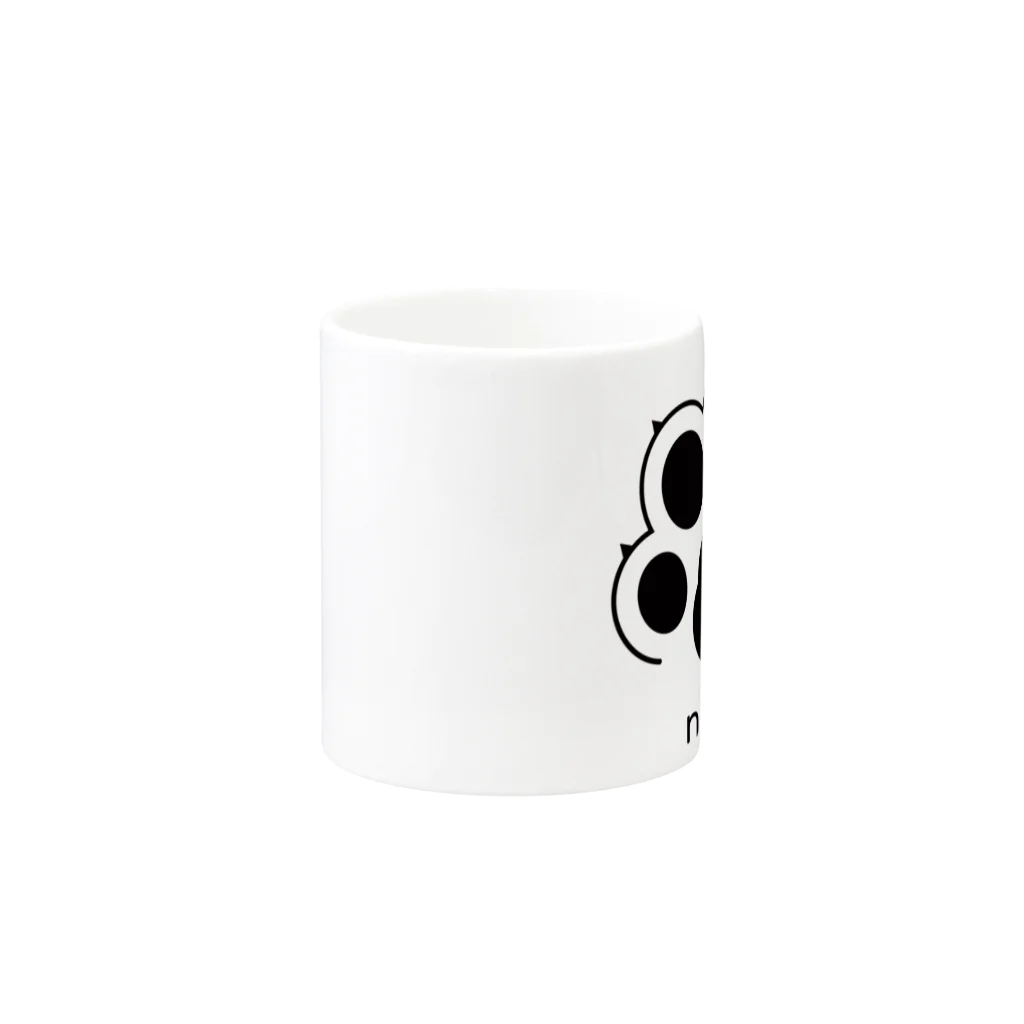 WebArtsのオリジナルブランド「nikuQ」の猫タイプです Mug :other side of the handle