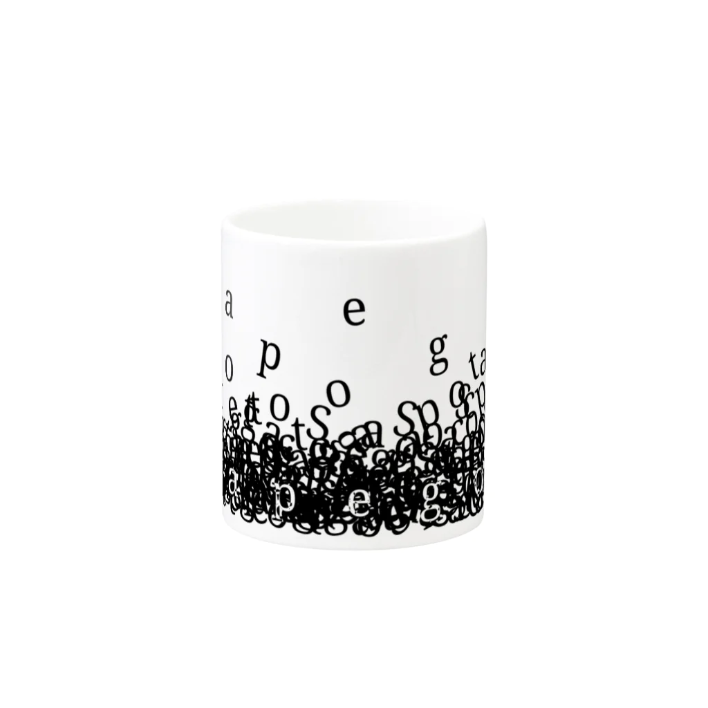 Scapegoatのツミ重なる－ノイズ Mug :other side of the handle