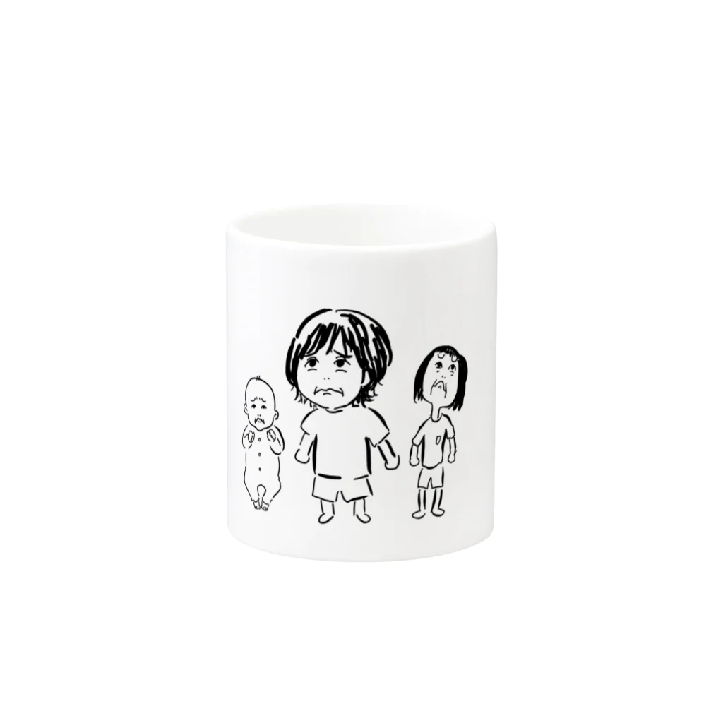 nyahoのばあちゃんと孫 Mug :other side of the handle