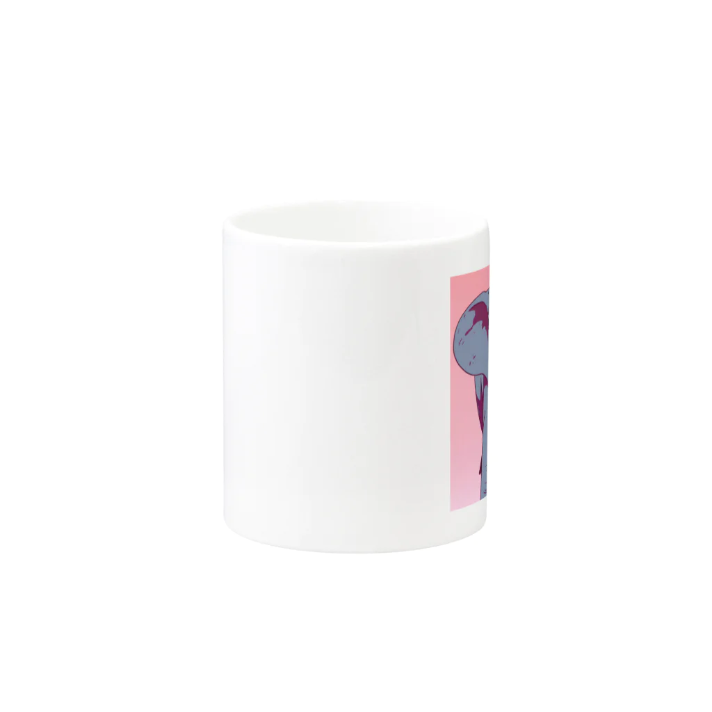 O-samaのサバナくん Mug :other side of the handle