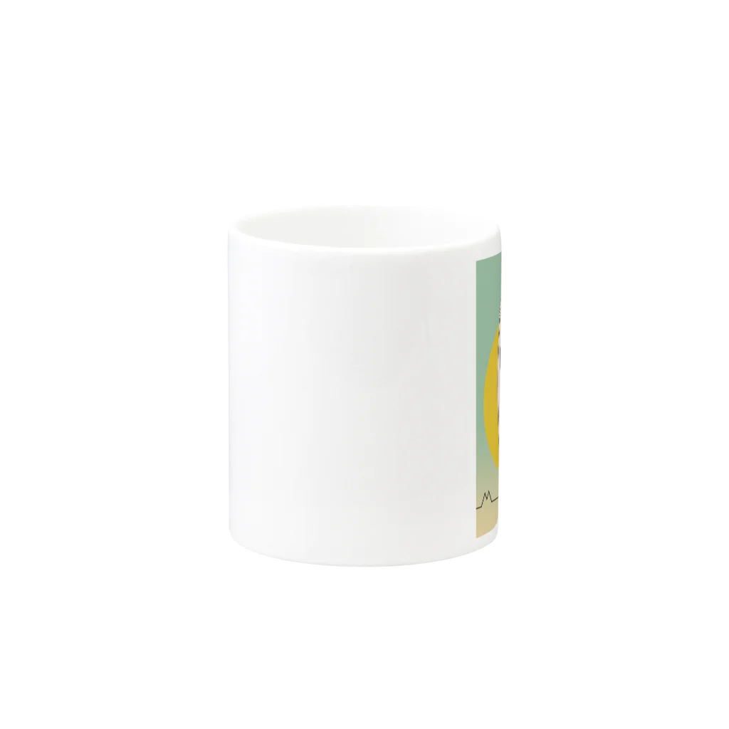 ファンタジスターのサーファーのさりちゃん Mug :other side of the handle