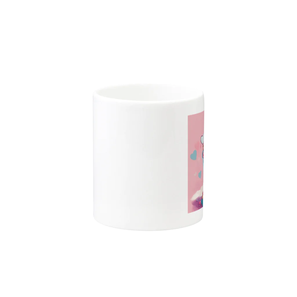 ノースのゆめかわパフェ Mug :other side of the handle