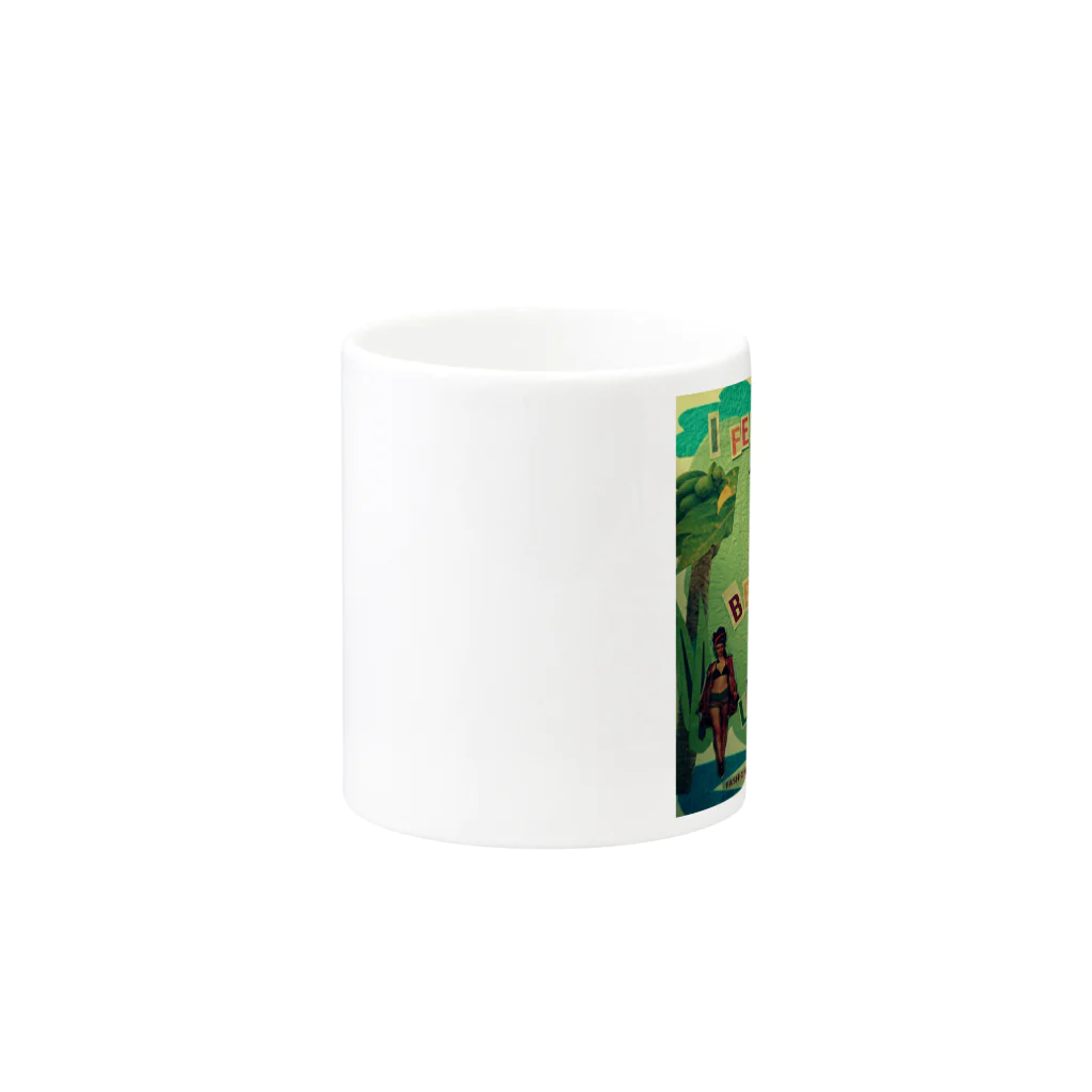 cocoblancoのlife is beautiful♥ Mug :other side of the handle