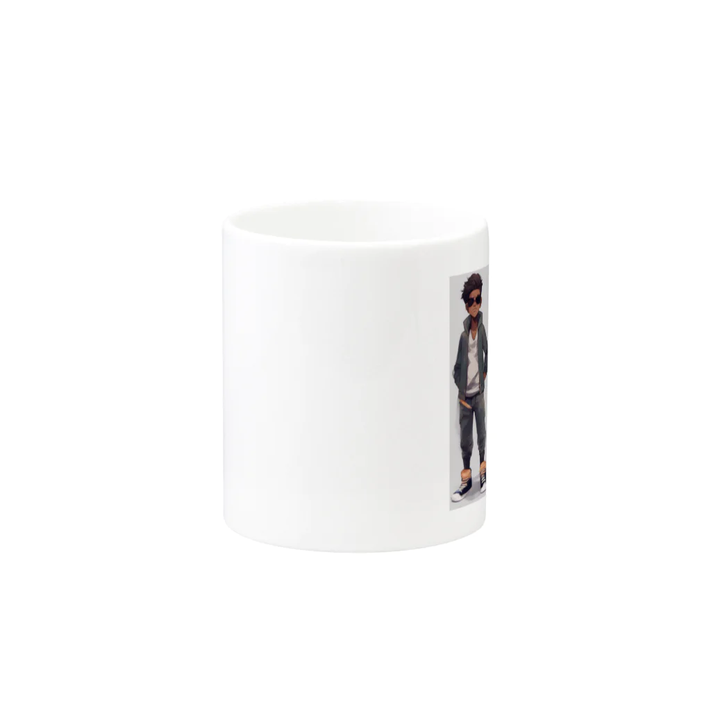 samefudeのAI少年コレクション Mug :other side of the handle