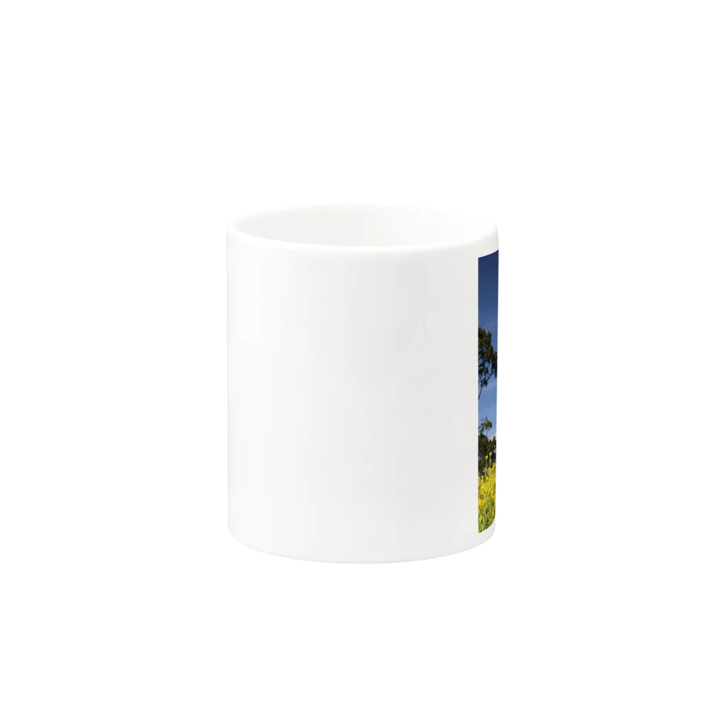 りえこの菜の花畑 Mug :other side of the handle